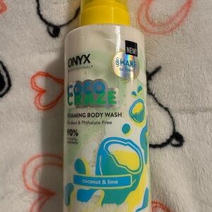 Onyx Coco Craze Foaming Body Wash - Lime and Sky Blue